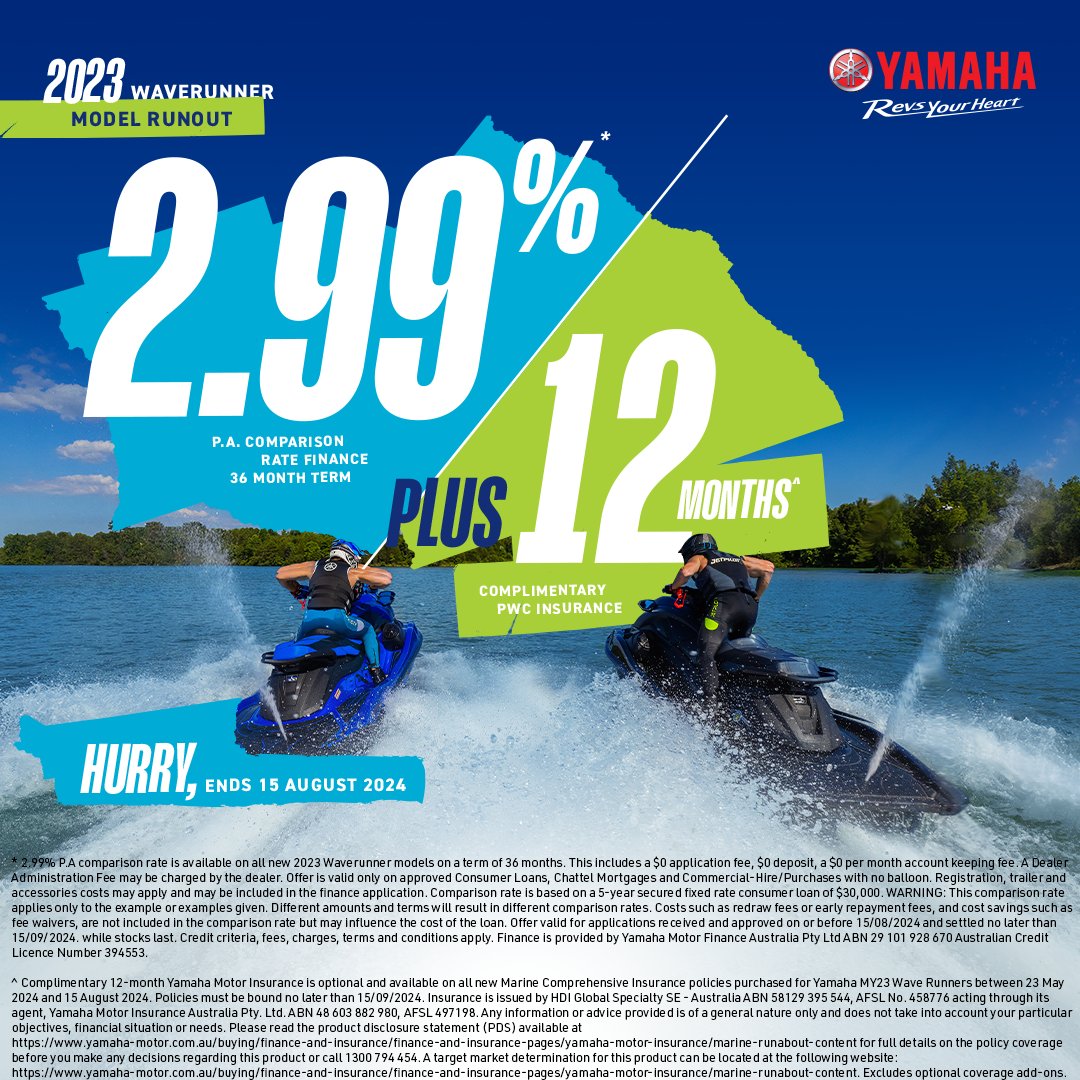 TRIPLE TREAT Get your hands on this awesome deal on 2023 WaveRunners.